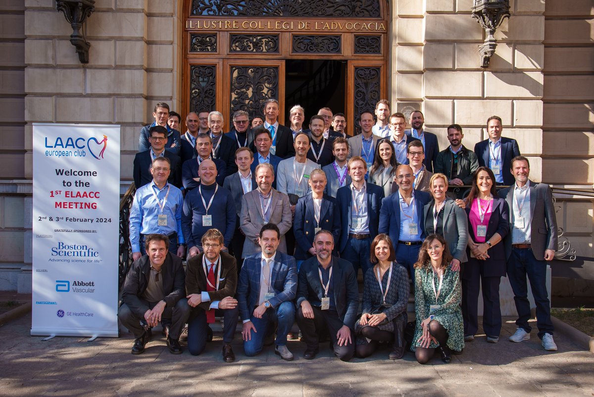 European LAAC Club (@europeanlaacc) on Twitter photo ❤️🩹🩺A huge THANK YOU!! 🙌 to everyone who attended the 1st #ELAACC2024
Head over to tinyurl.com/ELAACC to access the DAY 1 recorded sessions and subscribe to not miss a thing!📽️
#CardioTwitter #LAA #LAAC #LAAO #Cardiology <a href="/DrGarot/">Dr Philippe Garot</a>
<a href="/icruzgonzalez/">Ignacio Cruz Gonzalez</a>
<a href="/Nielsen_Kudsk/">Jens Erik Nielsen-Kudsk</a>
<a href="/RaberLorenz/">Lorenz Räber, MD PhD</a> ❤️🩹🩺A huge THANK YOU!! 🙌 to everyone who attended the 1st #ELAACC2024
Head over to tinyurl.com/ELAACC to access the DAY 1 recorded sessions and subscribe to not miss a thing!📽️
#CardioTwitter #LAA #LAAC #LAAO #Cardiology <a href="/DrGarot/">Dr Philippe Garot</a>
<a href="/icruzgonzalez/">Ignacio Cruz Gonzalez</a>
<a href="/Nielsen_Kudsk/">Jens Erik Nielsen-Kudsk</a>
<a href="/RaberLorenz/">Lorenz Räber, MD PhD</a>
