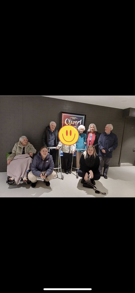 Wharfeside_CH's tweet photo. Some of our lovely residents and carers went to the theatre to watch Oliver!! π©
#canihavesomemore #gottopickapocketortwo
#qualitlytime https://t.co/DRgUlYH4qe