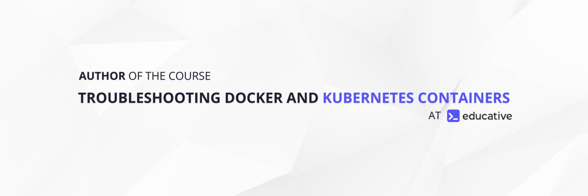 I'm excited to announce the release of my course "Troubleshooting Docker and Kubernetes Containers" on  Educative platform.

To start the course click this link; educat.tv/3StFmIT

<a href="/EducativeInc/">Educative</a> 
#EducativeCBCA
#kubernetes
#docker
