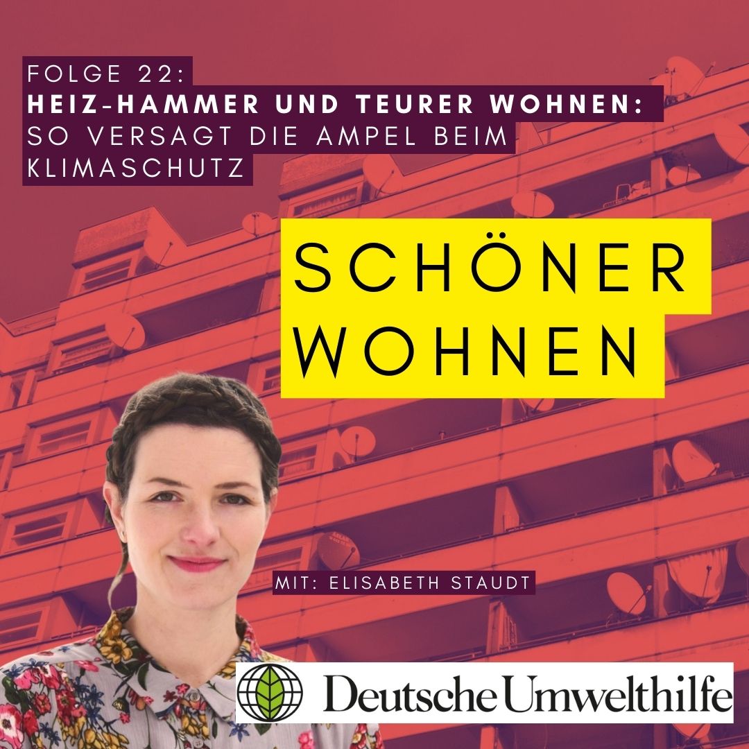 Klimakiller Gebäudesektor 

In der neuen Folge erfahrt ihr, wie sich ambitionierter Klimaschutz und soziale Wohnungspolitik zusammenbringen lassen. Wir sprechen darüber, welche Folgen das Heizungsgesetz hat und wieso die Wärmewende eine soziale Frage ist.

podcasters.spotify.com/pod/show/schne…