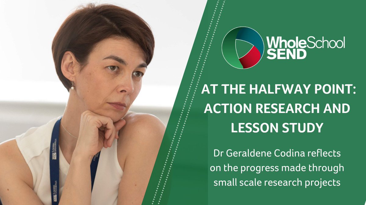 At the halfway point of Universal SEND Services Action Research and Lesson Study project, Dr Geraldene Codina shares her reflections on the successes already being celebrated in a new blog: ow.ly/enIx50QyEUk @ISENDCluster #Inclusion #ActionResearch #LessonStudy