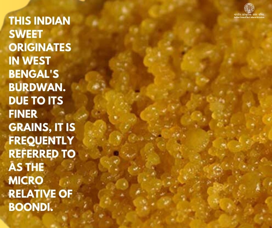 iccr_hq's tweet photo. #Mihidana
This Indian sweet originates in West Bengal's Burdwan. It received the GI tag in 2017.

#DidYouKnow #GITagged #Indiasweets #WestBengal #India https://t.co/6JSm6WChVP