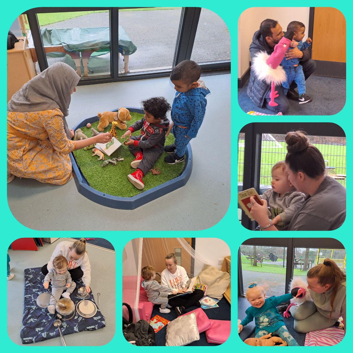 Yesterday in our Early Words Session we explored how sharing stories, music and rhymes can help develop our children's communication. Look at all the fun we had! Early Words will be back at 1pm on Tuesday 20th February 😊