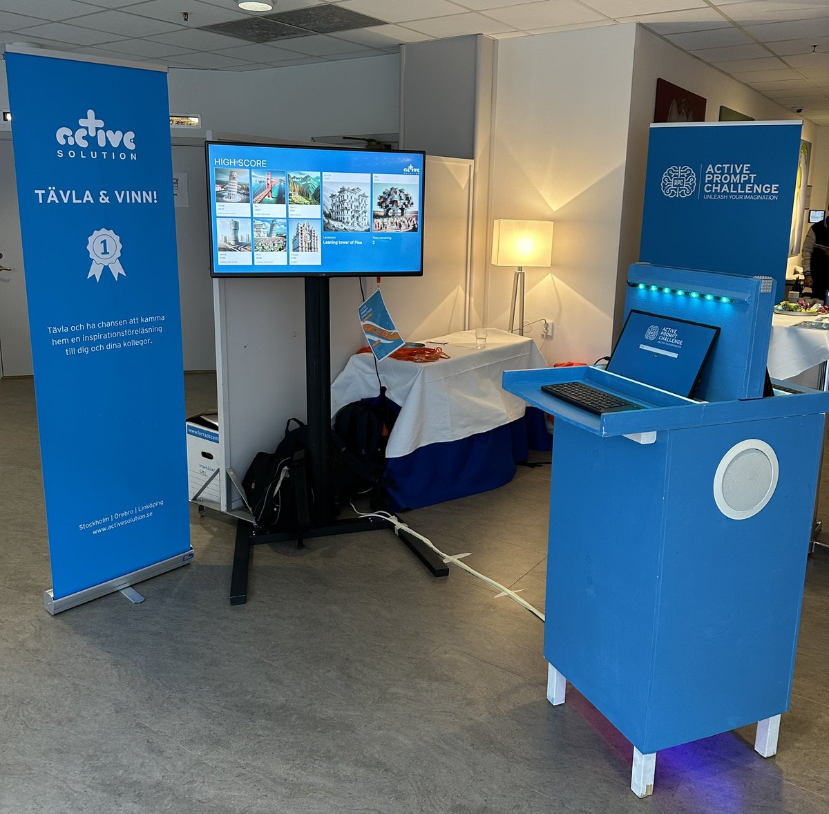 Today we are at <a href="/swetugg/">swetugg</a>, come by our booth and play Active Prompt Challenge! You have the chance to win an inspirational session for you and your colleagues 🏆