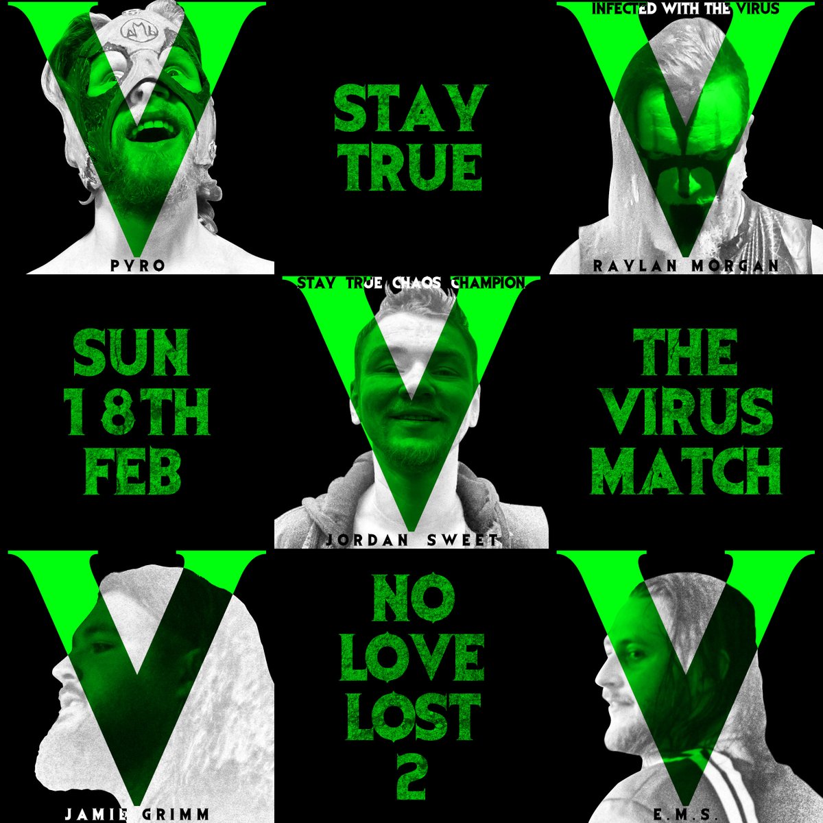 The Virus Match competitors have just been announced:

Who's walking out of No Love Lost 2 as Stay True Chaos Champion?