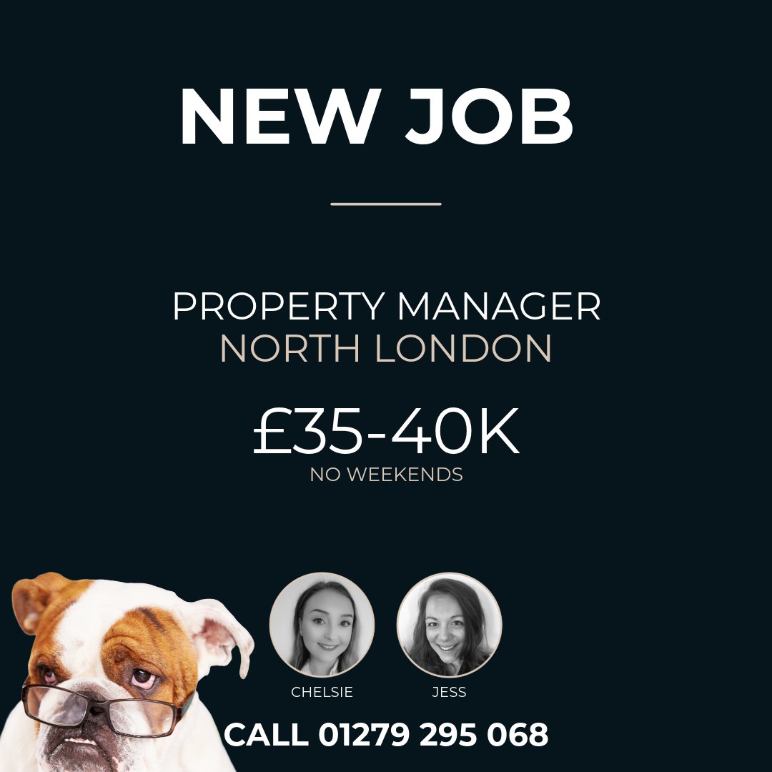 🚨 JOB ALERT 🚨 📍 PROPERTY MANAGER - NORTH LONDON Contact Jess or Chelsie for more information. 📞 01279 295 068 🖥 therecruitmentlounge.com/jobsboard/deta… #TeamTRL #PropertyManager #London