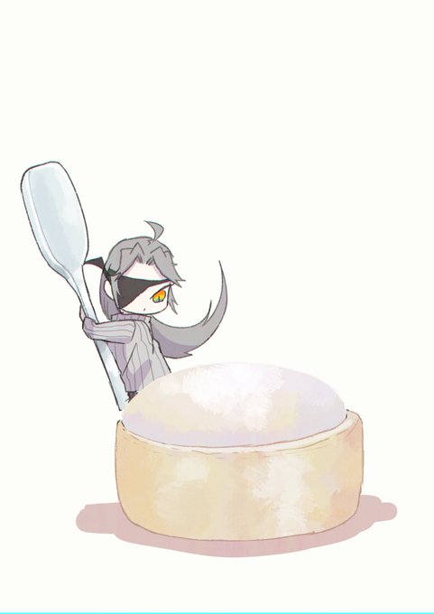 「grey hair holding spoon」 illustration images(Latest)