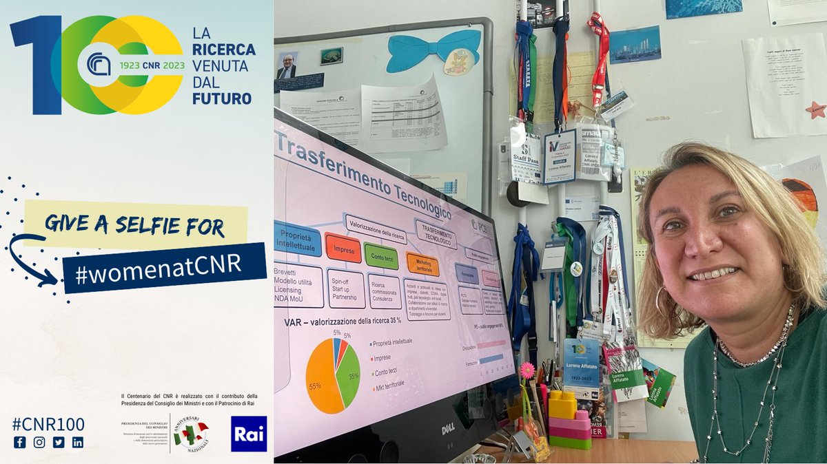 📢#Meet Lorena Affatato! She is a Senior Technologist <a href="/CnrIpcb/">CNR IPCB</a>.
She leads the #technology transfer and #outreach activities of #IPCB. 
Every day should be #womenscienceday!

#CNR100 #WomenScienceDay #womenatCNR
1/2
<a href="/CNRsocial_/">CNR Consiglio Nazionale delle Ricerche</a>