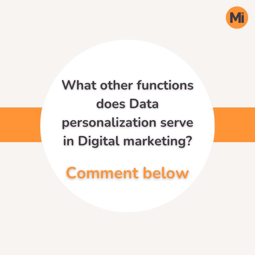 midstmedia's tweet image. (2/2)

Get ready to boost your business with the power of data personalization! 📈✨

👉🏻Discover how you can drive more leads to your company through effective digital marketing strategies.

For more related content,
Follow @midstmedia 

#DataPersonalization #DrivingLeads