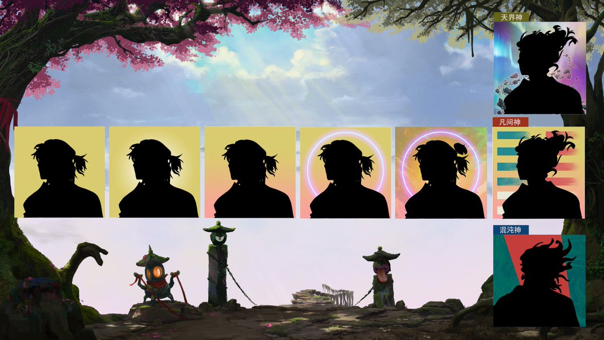 The path of creation to Way To Gods,  
Heaven god, Mortal god or Chaotic god.
Let the journey begin.

创世之途通往成神之路
天界神、凡间神或混沌神。
就让这旅程开始吧。