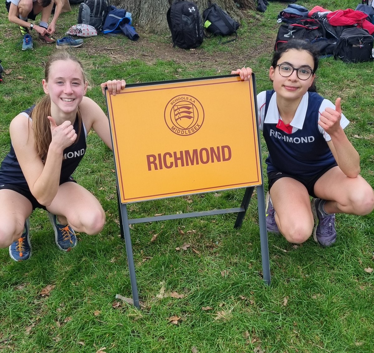 Well done to our super XC athletes who raced at the Middlesex Schools Champs yesterday. Some brilliant results overall, with particular mention to Eloise who finished 2nd in her age group and also Chloe who finished 13th in the Inter Girls and shortlisted for the Middlesex team!