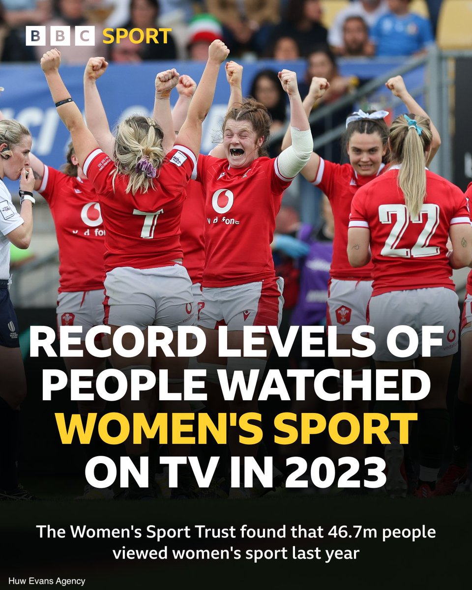 The rise of women's sport continues!
