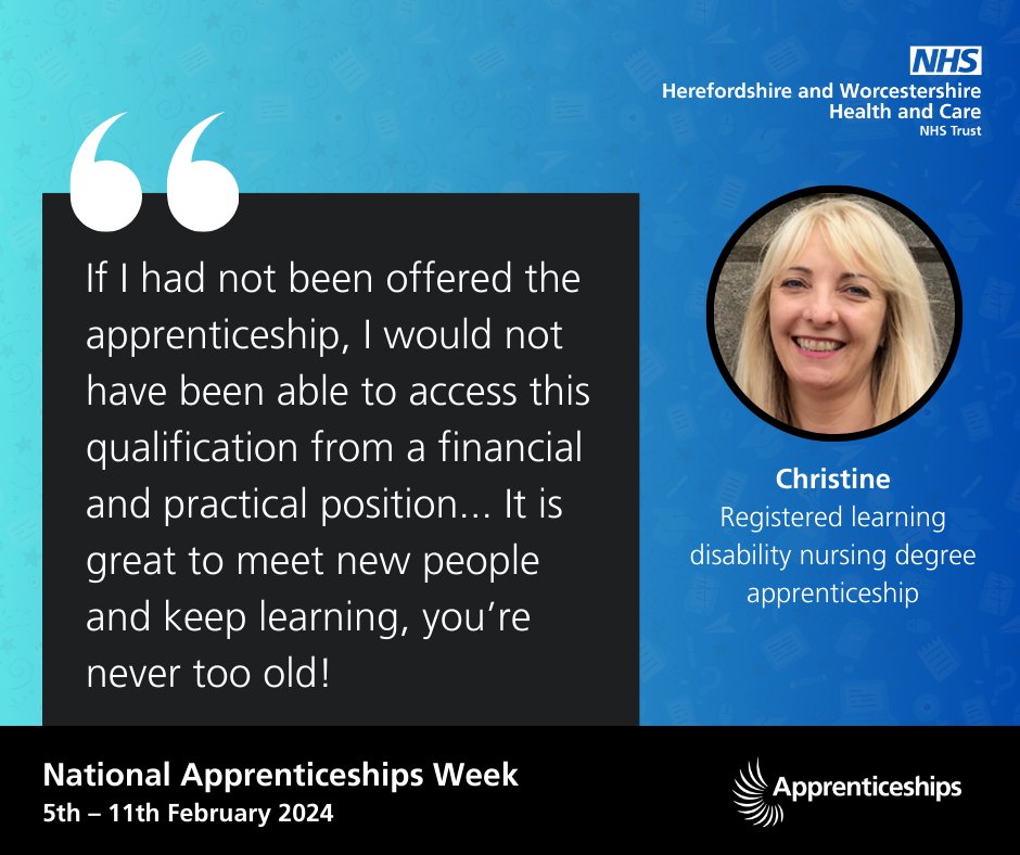 Apprenticeships offer numerous benefits, but two of the most significant are that apprentices receive payment for their work and the course is funded. See what HWHCT has to offer: careers.hacw.nhs.uk