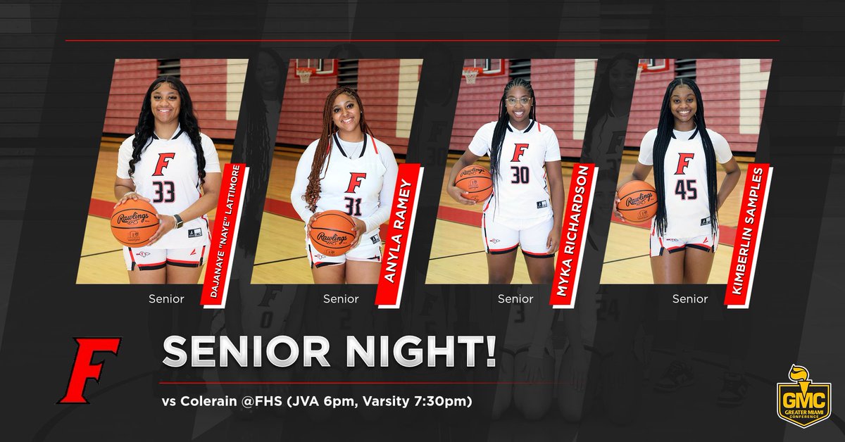 Looking forward to celebrating these young ladies tonight in their last home game! Come out and show your appreciation for all they have done for the program! Also, looking forward to having our middle school teams introduced at halftime! They have had great seasons thus far!