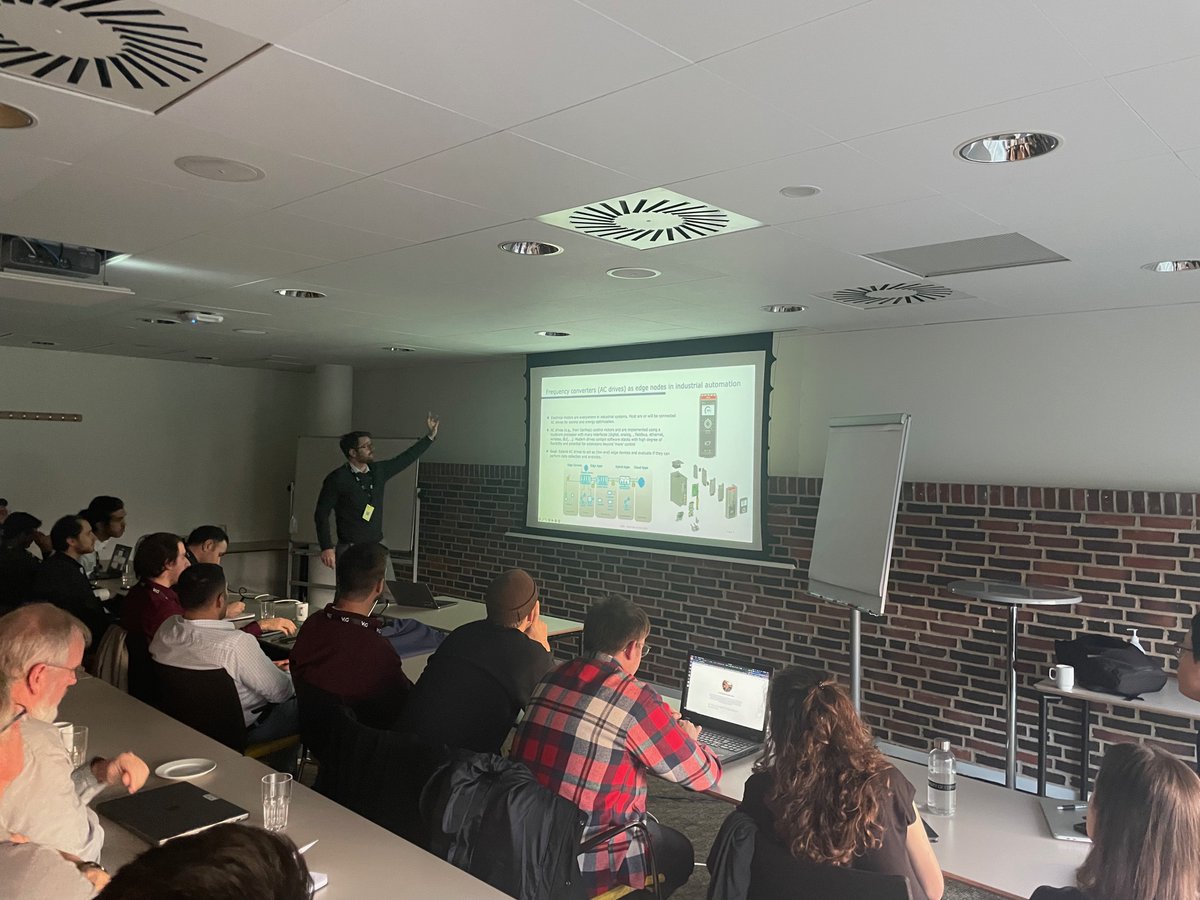The Danish partners organized DAIS Open Day during the D3A Conference. They talked about distributed AI Systems and shared highlights of the DAIS project. The Danish cluster is centered around a demonstrator focusing on frequency converters as edge nodes in industrial automation.
