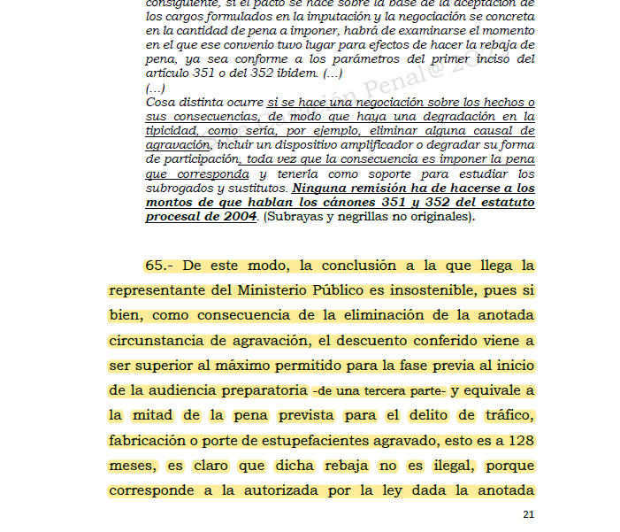 Melovides's tweet photo. La modalidad de preacuerdo degradado, consistente en eliminar una agravante o un cargo en específico, no está sometido a los descuentos punitivos establecido para cada una de las fases en las que se opte por la terminación anticipada. https://t.co/xS1hHyqos0
