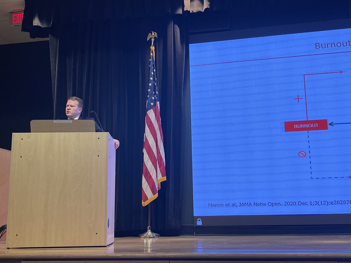 Privileged to be hosting Dr. Tate Shananfelt, Stanford”s Chief Wellness Officer at Georgia Heart Grand Rounds