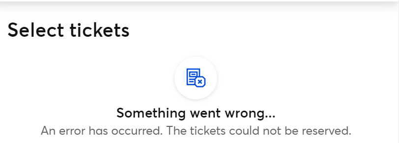 andrewhersch's tweet photo. Only getting this message @Adele @TicketmasterDE #adelemunich 😥 https://t.co/SwxN0mzsAt