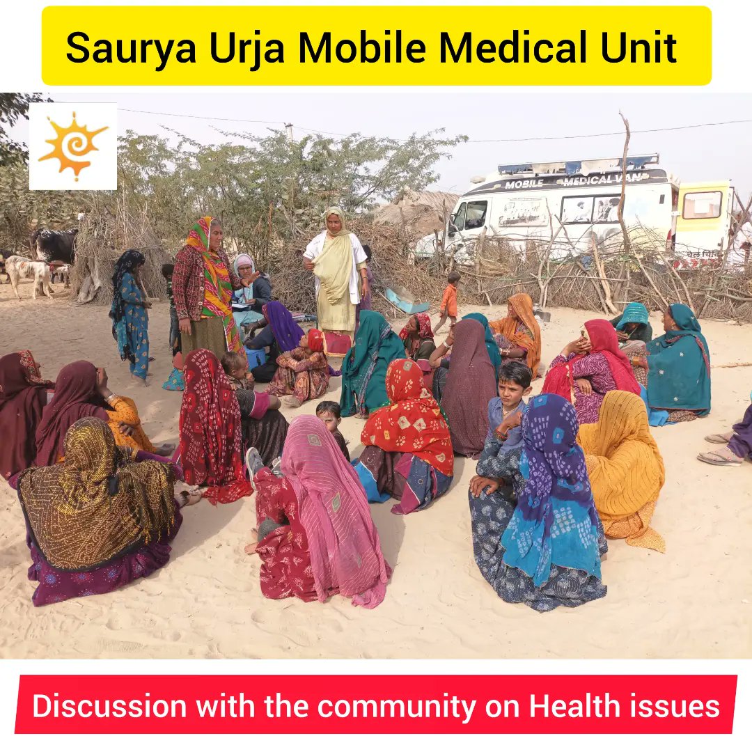 UrjaOf's tweet photo. Under the social concerns of Saurya Urja more than One lakh patients were benefited with free health consultation &amp; free medicine through the mobile medical unit.
Our aim is to provide regular health services to every village and ensure that health facilities are at the doorstep. https://t.co/p2TDuxZasL