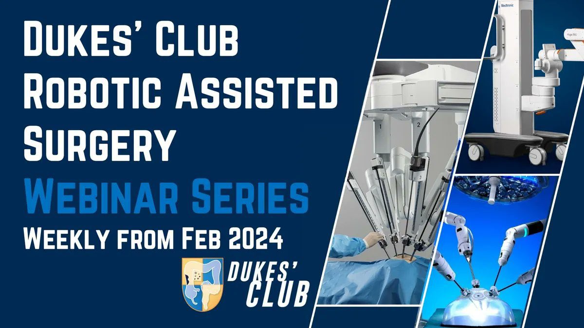 The Dukes' Club (@dukes_club) on Twitter photo Our first webinar was a success ➡️ on to the next one!🥁
1️⃣5️⃣ FEBRUARY 7pm GMT
<a href="/escp_tweets/">European Society of Coloproctology</a>
⭐️Getting onto the ESCP Robotic Assisted Surgery Fellowship (ColoRobotica)⭐️
<a href="/M_GomezRuiz/">Marcos Gomez Ruiz</a> <a href="/SamTou22/">Samson Tou</a> <a href="/CFleming49/">ChristinaFleming</a> <a href="/ishaikh4/">Irshad Shaikh</a> <a href="/KSahnan/">Kapil Sahnan</a>
Register
share.medall.org/events/dukes-c… Our first webinar was a success ➡️ on to the next one!🥁
1️⃣5️⃣ FEBRUARY 7pm GMT
<a href="/escp_tweets/">European Society of Coloproctology</a>
⭐️Getting onto the ESCP Robotic Assisted Surgery Fellowship (ColoRobotica)⭐️
<a href="/M_GomezRuiz/">Marcos Gomez Ruiz</a> <a href="/SamTou22/">Samson Tou</a> <a href="/CFleming49/">ChristinaFleming</a> <a href="/ishaikh4/">Irshad Shaikh</a> <a href="/KSahnan/">Kapil Sahnan</a>
Register
share.medall.org/events/dukes-c…