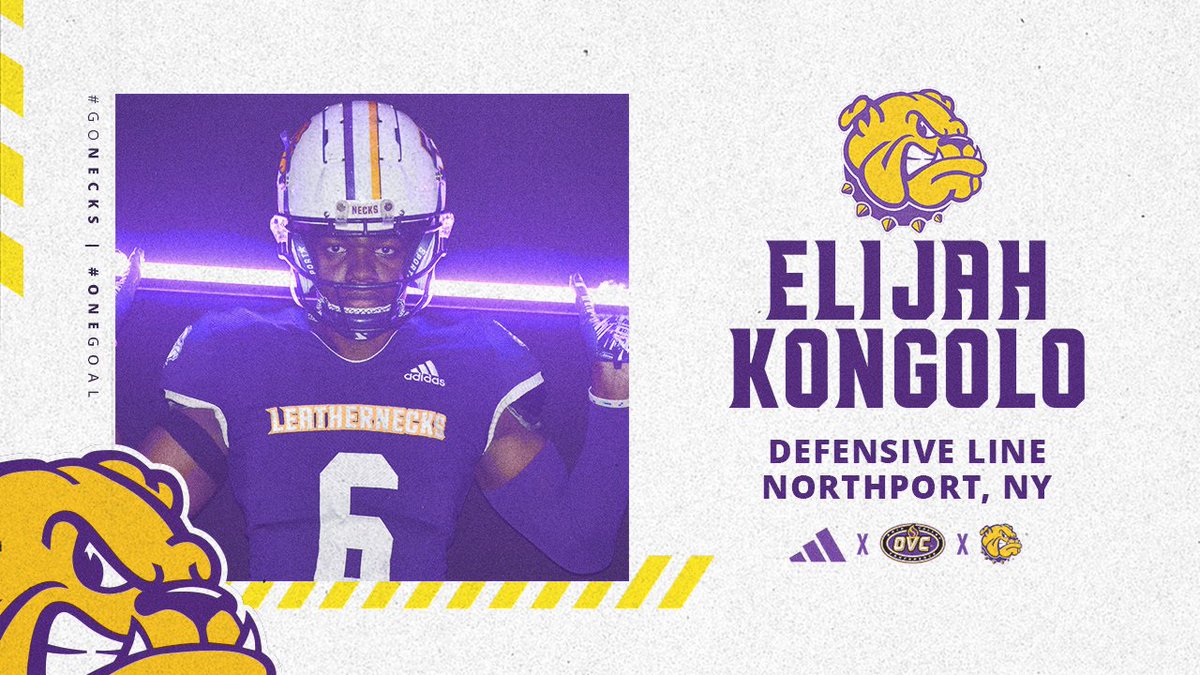 Welcome to the Leatherneck Family! 📱 @elijahkongolo_6 🏈 Defensive Line 📍 Northport, NY #ECI x #GoNecks x #OneGoal