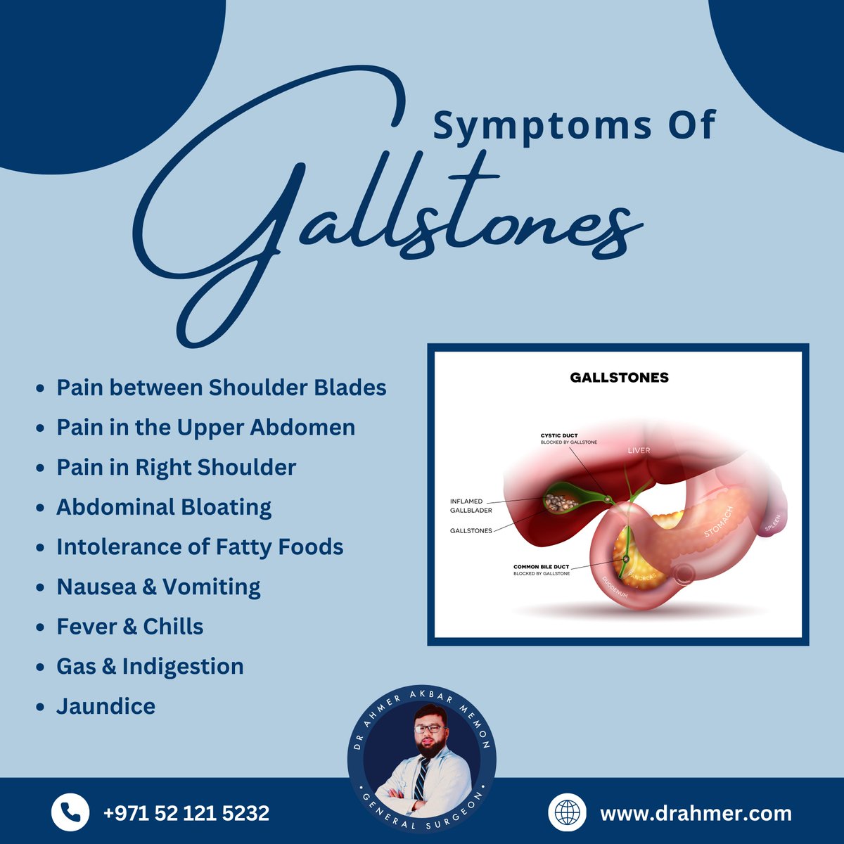 amemondr's tweet photo. Gallstone symptoms can mimic other medical conditions such as: 

• Heart attack 
• Ulcers 
• Hiatal hernia
• Pancreatitis 
• Hepatitis 
• Appendicitis 
• Irritable bowel syndrome

It is imperative to consult with your healthcare provider for a proper diagnosis. 👨‍⚕ https://t.co/iSRnqVZGJK