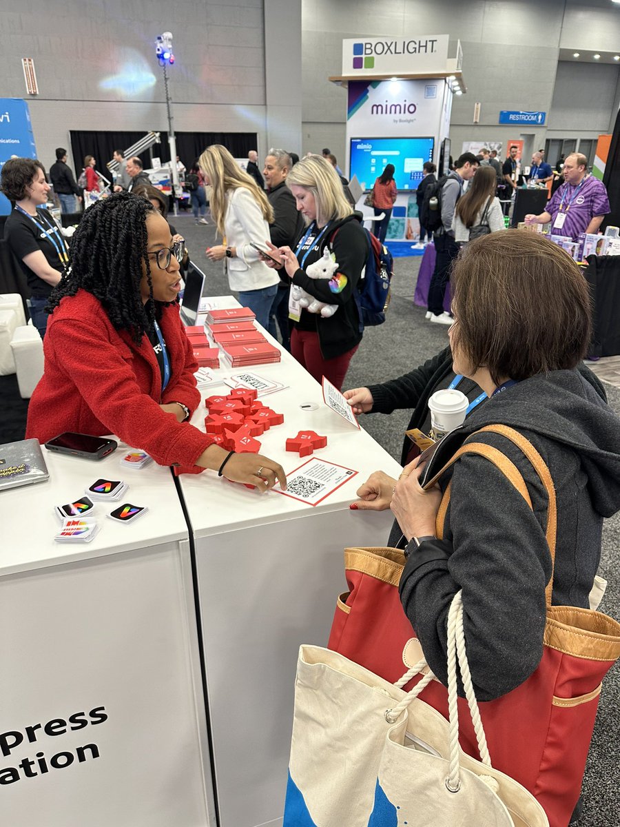 It was a FUN & BUSY day at the @AdobeExpress Booth #1922 @TCEA #AdobeEduCreative #TCEA #TCEA24
