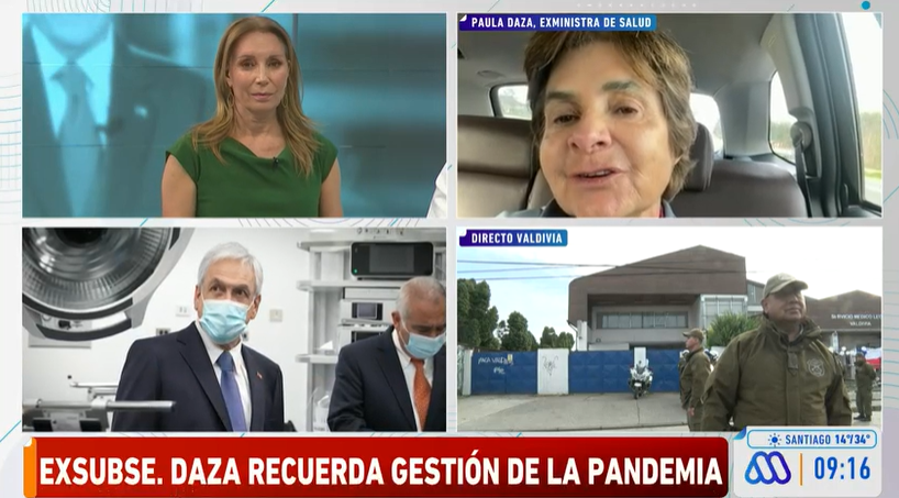 ¡EN VIVO!
<a href="/pdazan/">Paula Daza</a>, directora ejecutiva de <a href="/CIPS_UDD/">Centro de Políticas Públicas e Innovación en Salud</a> y ex subsecretaria de Salud Pública, en entrevista con <a href="/MuchoGustoMEGA/">¡Mucho Gusto!</a> para conversar sobre sus recuerdos y experiencias con el fallecido ex Presidente Piñera. 

mega.cl/senal-en-vivo