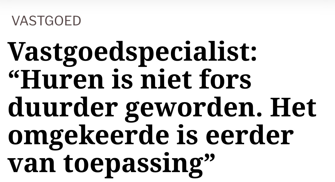 Inderdaad, duurder is fors huren geworden.