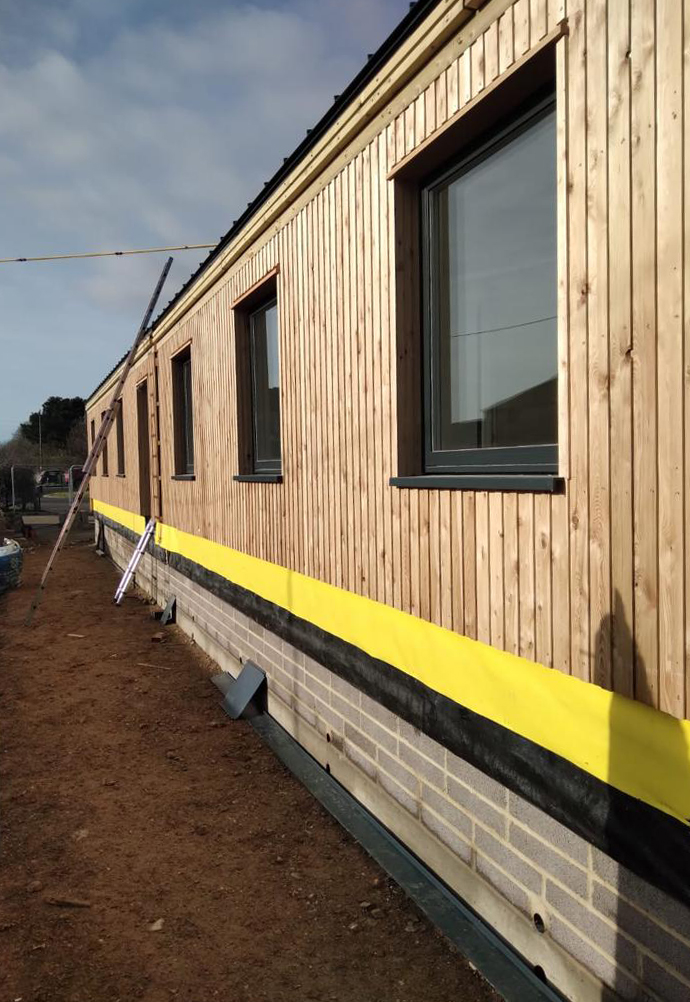 Built at our #offsite factory in Norwich, the Goatshed is now in situ in Dorset. Thanks to everyone who worked with us on this project 😀 #Passivhaus