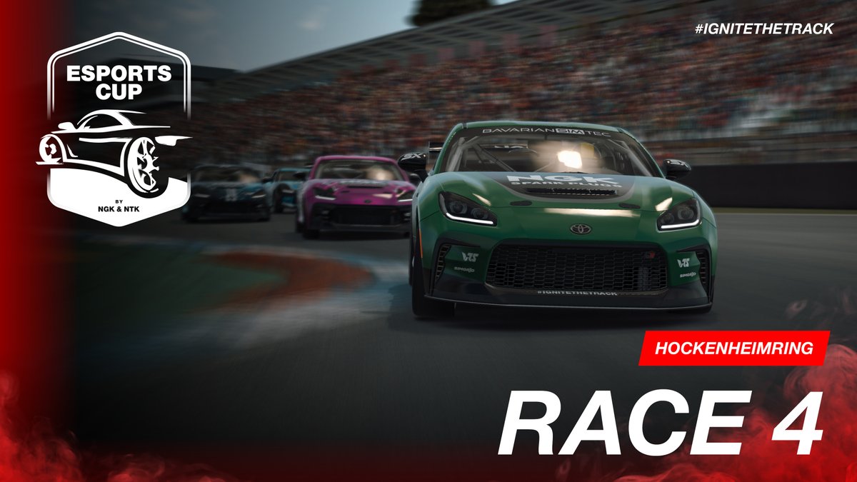RaceSpotTV's tweet photo. Sign-ups are open for Round 4 of the NGK-NTK Esports Cup on @iRacing, taking place on February 16th! 
https://t.co/24V7YoLGcG

#iRacing #esports #SimRacing #IgniteTheTrack https://t.co/lQ8M5WLM9y