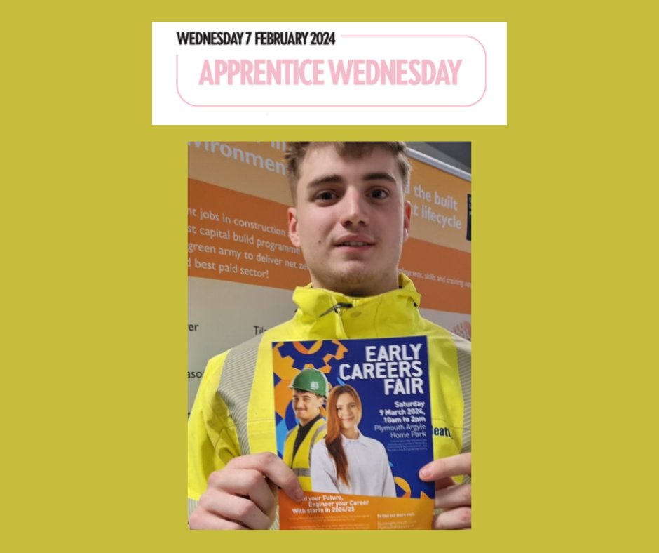 #NAW2024 - Meet Ben he is a current apprentice with @Balfour Beatty and will be supporting them at the Early Careers Fair this year. Come along and chat to him about his journey and the path that he took to secure his dream role. Watch his video here: zurl.co/Kdla