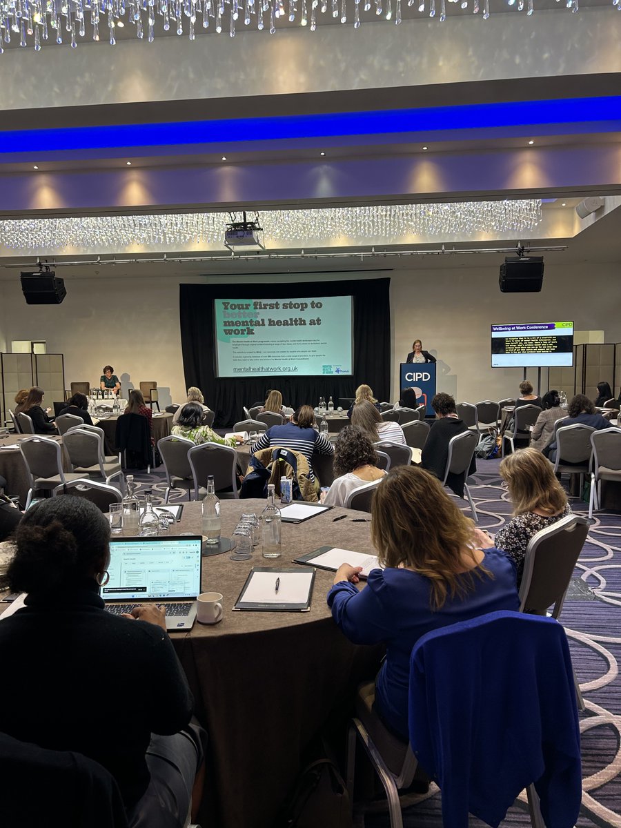 Khushboo Patel and Sarah Merrington shared case studies on how to build psychological safety and focus on good mental health within the workplace.

Delegates then had the opportunity to put these ideas into practice through roundtable discussions!

#cipdWW #WellbeingWednesday