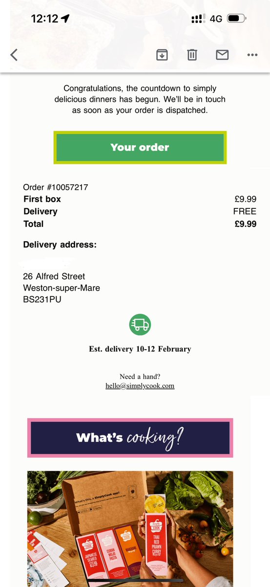 c3845714's tweet image. Whatever my favourite meal is ONE THING ABOUT SimplyCook , ISN’T that favourite! YOUR SCAMMING ACT of showing £1 postage and charging £9.99 !! SHOCKING business “model”