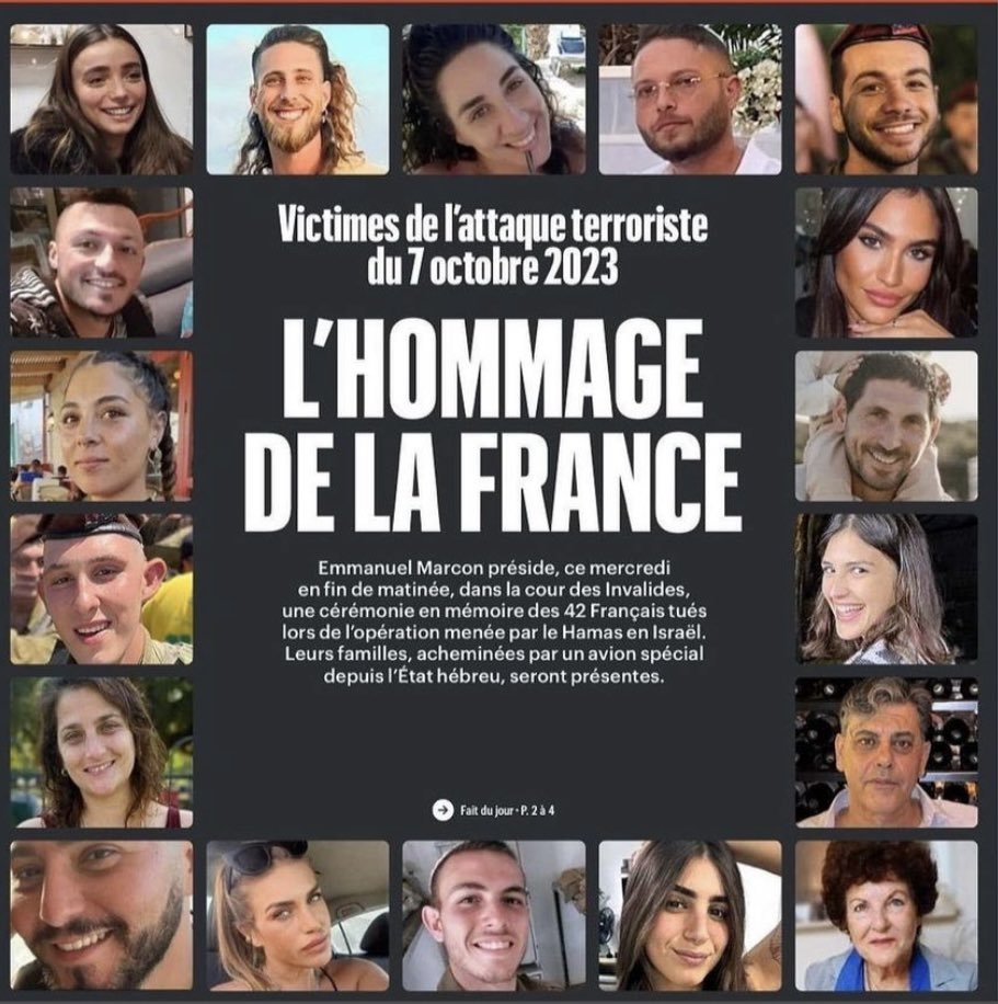 ArnaudRobinet's tweet photo. Hommage à nos compatriotes assassinés par les terroristes du Hamas. Un moment d’unité nationale pour combattre la résurgence de l’antisémitisme. #7Octobre https://t.co/du11UoI41x