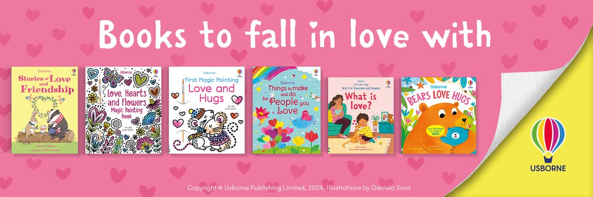 Usborne's tweet photo. 💕 GIVEAWAY 💕

To celebrate the season of love, we are giving away a bundle of books to fall in love with to one of our lovely followers!

To enter simply:
- FOLLOW @Usborne
- LIKE this post
- RETWEET this post https://t.co/xe5FlwhYxK
