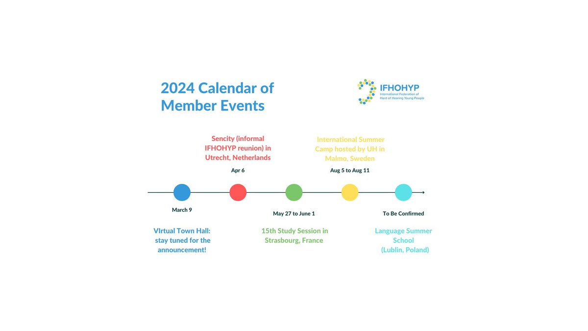 We are excited to share the calendar of events our members can participate in 2024!  Please continue to follow us to get the latest update about each event or visit our website: buff.ly/3Uxd034