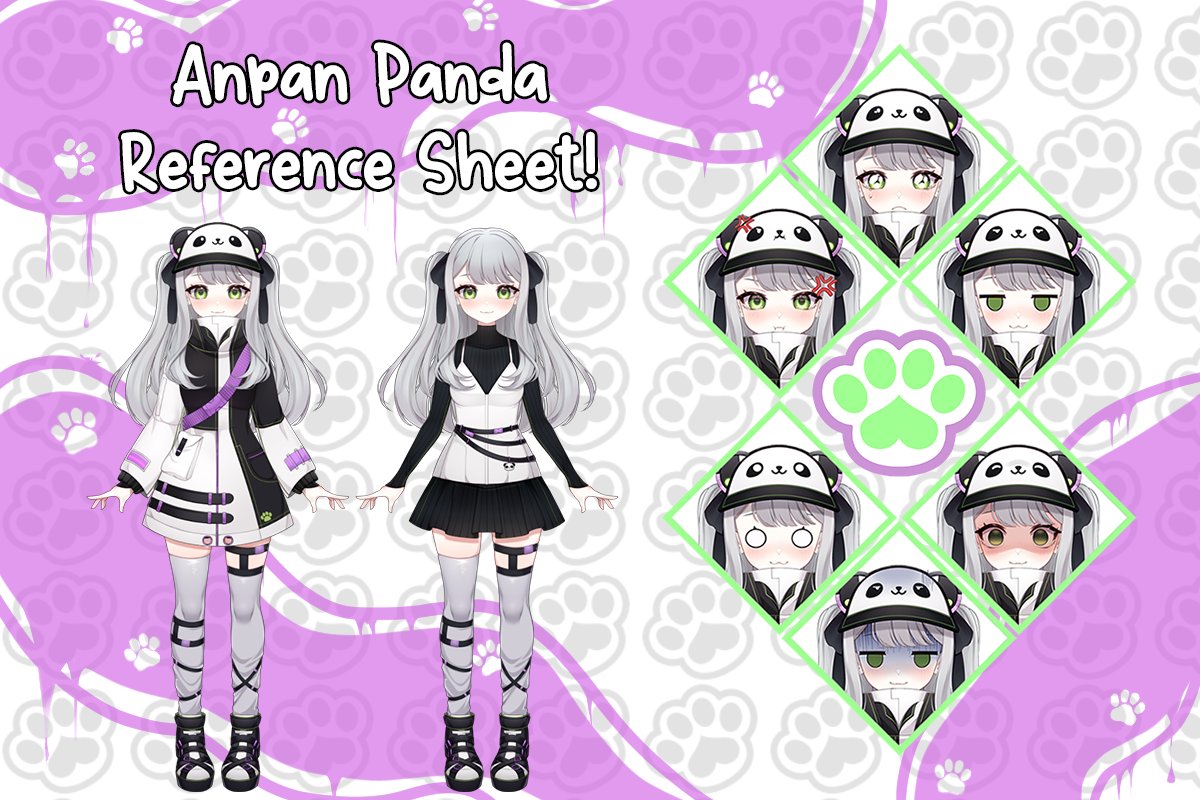 𝐴𝑛𝑝𝑎𝑛 𝑃𝑎𝑛𝑑𝑎 🍞🐼 Virtual Panda Vtuber! tweet media