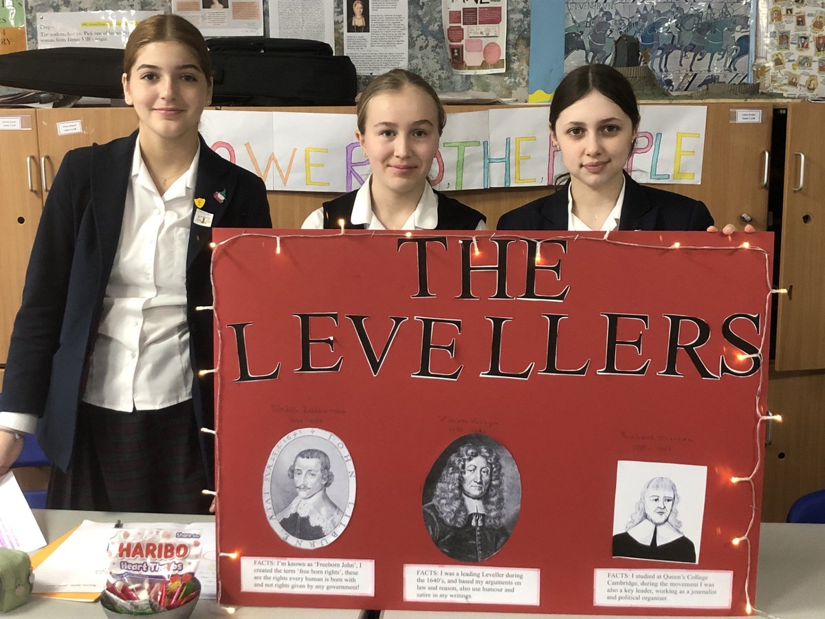 History_HLC's tweet photo. 17th Century Radical Politics - campaigning for the Levellers with strong arguments, fairy lights and sweets. #EnglishCivilWar #groupwork #radicals #seventeethcentury @HLCNews #levellers #year8 https://t.co/mY2jiw9w30