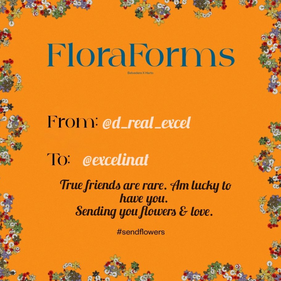 #sendlove @floraforms