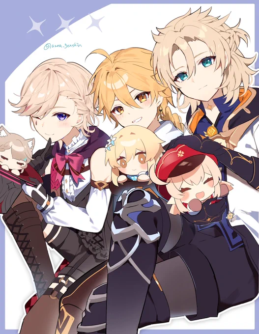 #原神  #Genshinlmpact三つ編みお兄ちゃんズ 