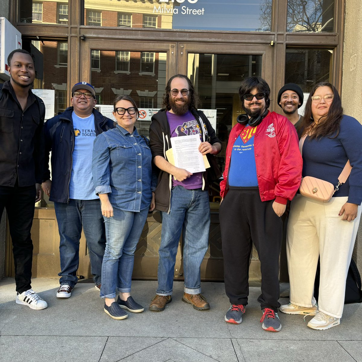 TenantsTogether's tweet photo. @BerkeleyTenants and Berkeley Rent Board members submitted their ballot initiative to improve Berkeley’s Rent Control ordinance today #Berkeley #RenterPower #California #TenantsTogether https://t.co/rwAFk1rl05