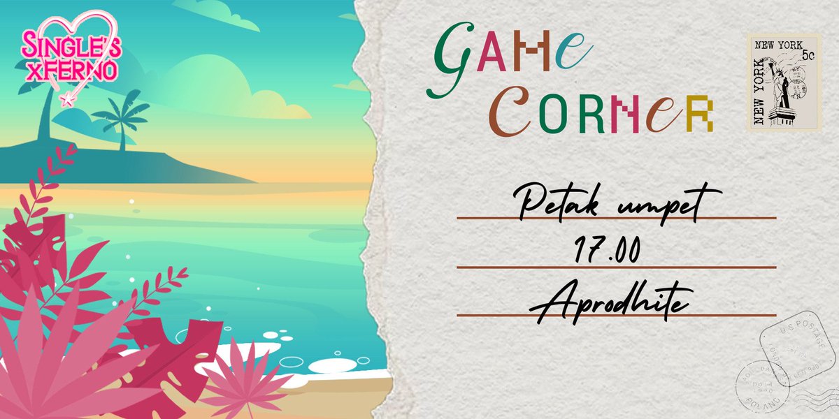 SINGLESxFERNO's tweet photo. ㅤ 

                    Petak Umpet
                  ⏳: 17.00 wib
                      𝐰𝐢𝐭𝐡 Aprodhite 

Retweet tweet ini kalau mau ikutan main yaa! 

              ㅤ ㅤ ㅤ ㅤ https://t.co/kraYHsE37W