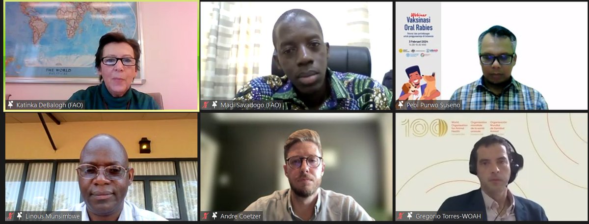 06 Feb 24 | I attended @UARForum webinar on 'Developing a National Strategic Plan for Rabies Control'. As a panelist I shared the experience of Burkina Faso on using the #OneHealth for developing & Funding the #rabies National Strategic Plan