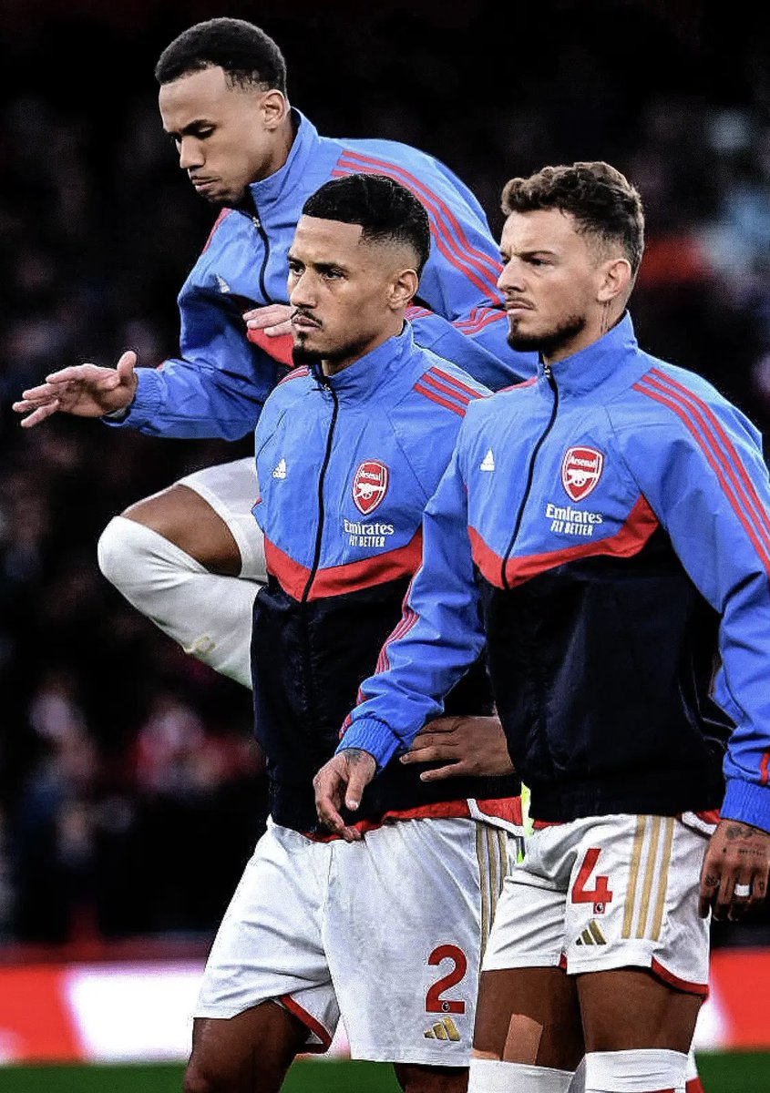 ArsenalN7's tweet photo. Gabriel giving Rice a run for his money 🐸 https://t.co/aKvAdJxbww
