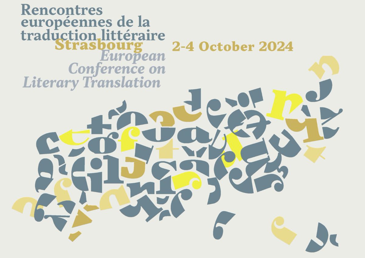 Save the date! We are organising the Strasbourg European Conference on Literary Translation with our partners: 3 professional days in October 2024. You can join in person or online. Follow the link for more info: ceatl.eu/achievements/s… #StrasbourgConference #LiteraryTranslation