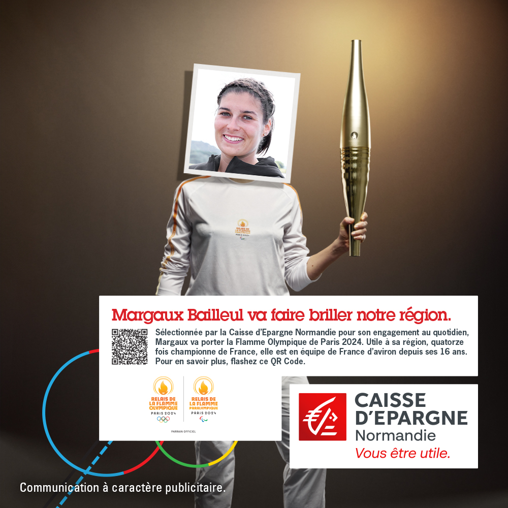 CE_Normandie's tweet photo. De nouveaux noms de porteurs individuels de la Flamme Olympique et Paralympique de Paris 2024 sont dévoilés.
Parrain Officiel des Relais de la Flamme de Paris 2024, la Caisse d'Epargne Normandie se prépare à ouvrir et à célébrer la grande fête olympique au cœur de son territoire. https://t.co/BmpDKvjgZ4