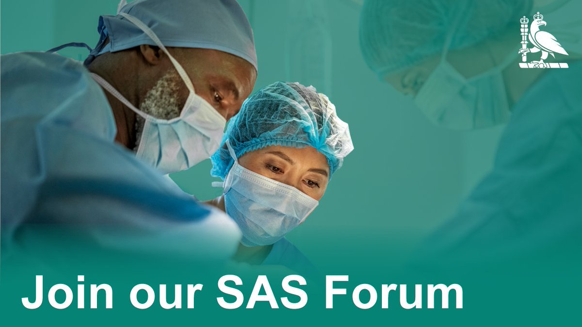 The Royal College of Surgeons of England (@rcsnews) on Twitter photo Time is running out to apply📣
Our SAS Forum is your platform to be heard, supported, and connected to our work as a College.
Apply for one of our seven vacancies by 12 February and play a key role in raising the profile of SAS surgeons: ow.ly/xJWH50QnPOi
<a href="/theSAScollect/">The SAS Collective</a> Time is running out to apply📣
Our SAS Forum is your platform to be heard, supported, and connected to our work as a College.
Apply for one of our seven vacancies by 12 February and play a key role in raising the profile of SAS surgeons: ow.ly/xJWH50QnPOi
<a href="/theSAScollect/">The SAS Collective</a>
