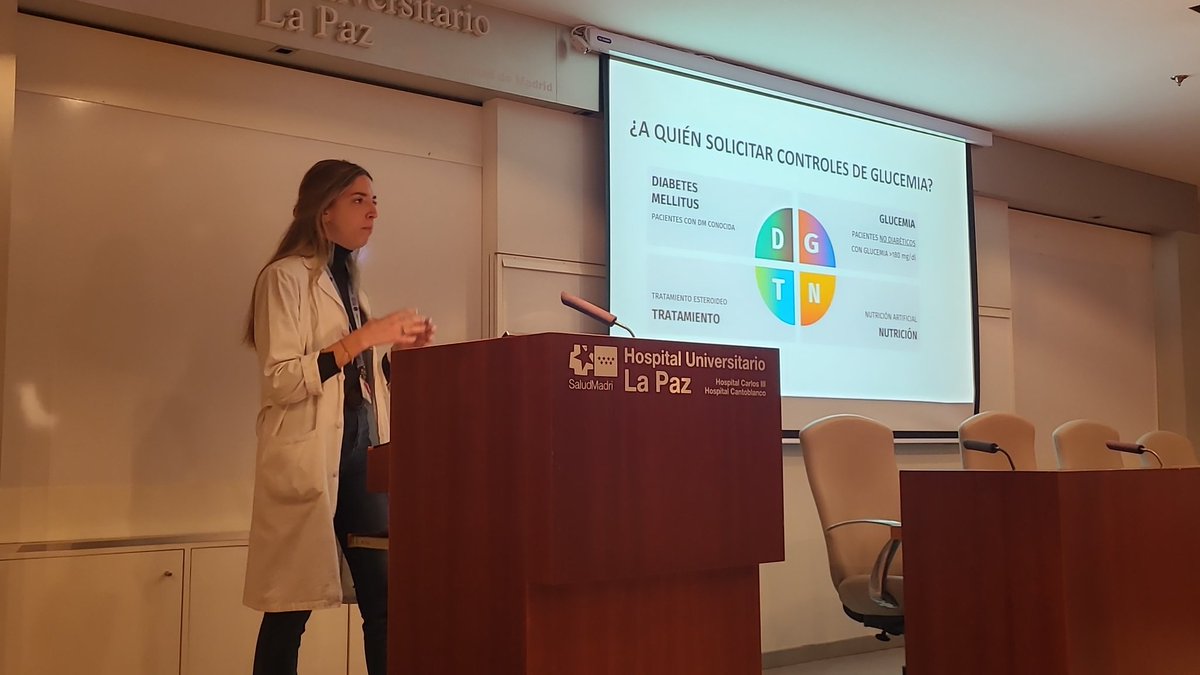 MGilMosquera's tweet photo. @SEMES_ @SEMESDiabetes @SEMESMadrid Arranca ya la jornada de manejo de la diabetes en urgencias para MIR de @SEMESDiabetes Comenzamos con protocolo de manejo de paciente con DM en urgencias con @BeatrizMCe https://t.co/2irvhLKdOK