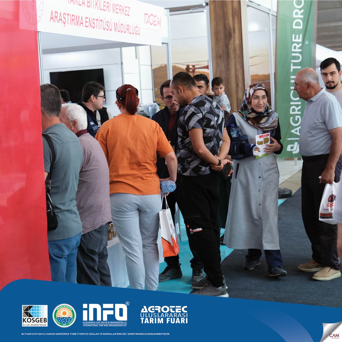 infofuar's tweet photo. AGROTEC 26. Uluslararası Tarım Fuarı 14-17 Eylül tarihleri arasında Ankara Gölbaşı Fuar Alanı’nda gerçekleşti.
#çamgrup
#infofair
#agrotec
#tarım
#agrotecankara
#ankaratarımfuarı
#tarımmakinaları
#tarımteknolojileri
#tarımfuarı
#gölbaşı https://t.co/h9gRvf9mde